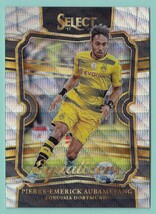 PANINI SELECT SOCCER 2017/18 PRIZM EQ-5 PIERRE-EMERICK AUBAMEYANG オーバメヤン PRIZM パラレル　ボルシア・ドルトムント_画像1