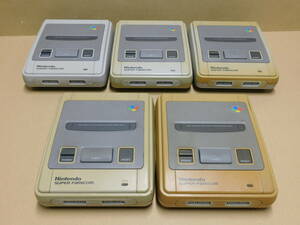 Nintendo SUPER FAMICOM （SHVC-001） 任天堂 スーパーファミコン 本体 ジャンク品 5台まとめて