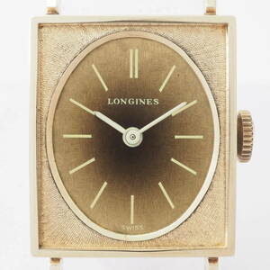 【希少品】ロンジン 3210-5602 LONGINES 10K GOLD FILLED 17石 手巻き ゴールド レディース 女性 腕時計 フェイスのみ[*913713-BR5