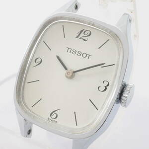 ティソ TISSOT 手巻き シルバー レディース 女性 腕時計 フェイスのみ[10881-BR7