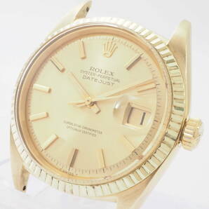 18K金無垢 ロレックス オイスターパーペチュアルデイトジャストRef,1601 ROLEX OYSTER DATEJUSTCal,1560自動巻 47.4g男性 本体[1768208-BF1の画像1