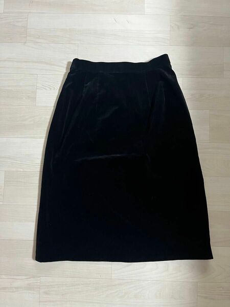 日本製　綿100%黒スカート