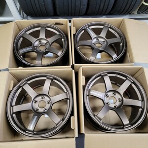 【新品即納】Rays VolkRacing TE37 SAGA s-plus 18インチ 5h pcd114.3 (9.5J +30 × 2本)(9.5J +38 × 2本) GRヤリスサイズ