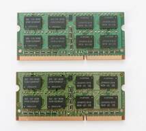 Apple純正メモリ SAMSUNG 4GB (2GB x 2) PC3-10600S M471B5673FH0-CH9 SO-DIMM / ノートPC用メモリ RAM / 都市鉱山_画像3