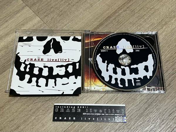 中古CD CRAZE live (liv) 2枚組 帯付き