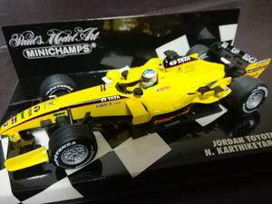 1/43　ミニチャンプス　JORDAN　TOYOTA　EJ15　ナレイン・カーティケヤン・2OO5