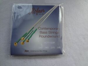 Hofner Hofner оригинальный HCT1133R Short шкала скрипка струны для бас-гитары Bass Strings Short Scale Roundwound