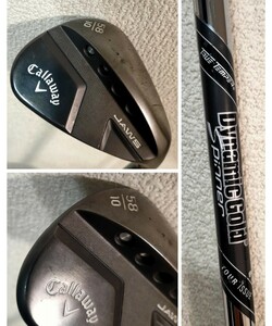 Callaway JAWS FULL TOE BLACK 58-10 DG SPINNER 115 TOURISSUE S200