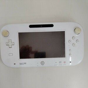 [ secondhand goods ][ junk ] WiiU white Nintendo body only operation verification ... not 
