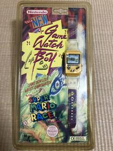 任天堂　ゲームウォッチボーイ　GAME WATCH BOY Nintendo SUPER MARIO RACE スーパーマリオレース　未開封品　