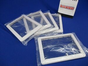 スイッチプレート(5個入)(ホワイト)(新品未開封) WTC7133