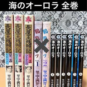 長屋王 残照記 3巻　海のオーロラ 文庫 版 6巻　全巻 完結 セット　まとめ売り　揃い　本　希少　里中 満智子