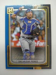 値下げ TOPPS 2023 MLB MUSEUM COLLECTION BASE No.3 SALVADOR PEREZ SAPPHIRE PARALLEL 072/150 特価即決 サルバドール ペレス