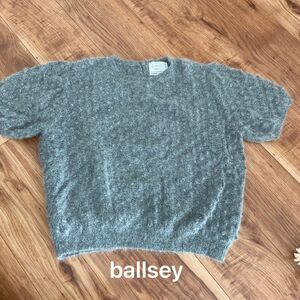 半袖　ニット　グレー　トゥモローランド　ベイズリー　ballsey 