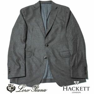 ☆☆ HL104/42R 新品9.4万 秋冬 HACKETT LONDON ハケットロンドン ロロピアーナ/スイートフェルト アンコンジャケット 本切羽 広見返し