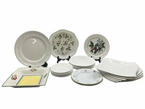 食器 まとめ 14枚 Richard Ginori リチャードジノリ Villeroy&Boch ビレロイ＆ボッホ WEDGWOOD ウェッジウッド ソーサー 洋食器 ホワイト