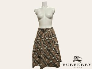 1 スタ ～ Burberry バーバリー スカート レディース ブラウン チェック ロングスカート マルチカラー FLF52-623 サイズ38 ブランド 洋服