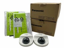 美品 Panasonic ネットワークカメラ MOSセンサー搭載 屋内用 天井設置 防犯カメラ WV-SFN110 2個セット パナソニック 監視カメラ 本体_画像1