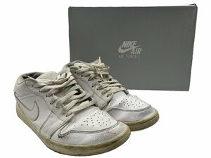 AIR JORDAN 1 LOW "WHITE WHITE" 553558-112 （ホワイト/ホワイト/ホワイト）