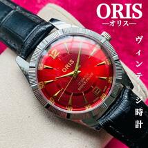 ORIS/オリス★【整備済み】超美品・稼働品/ヴィンテージ/スイス/ 17J/メンズ腕時計/アンティーク/機械式手巻き/アナログ/革ベルト3_画像1