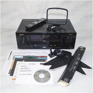 DENON デノン 7.2ch AVサラウンドレシーバー AVR-X1400H 2018年製 ブラック CD-ROM・リモコン・セットアップマイク付き