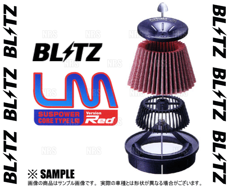 BLITZ ブリッツ サスパワー コアタイプLM-RED (レッド) アレックス/カローラ ランクス ZZE122/ZZE124 1ZZ-FE 2002/9～ (59066