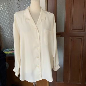 ivory open blouse free size easy 