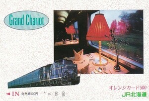 JR北海道フリーオレカGrand Chanot 500円カード1穴91