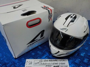 HS9●〇（6）1点のみ　新品未使用　バイク　アストン　フルフェイスヘルメット　ASTONE　GTB600　Mサイズ　PSCマーク付き　6-1/29（こ）