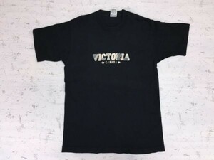 FRUIT OF THE LOOM ビクトリア州 VICTORIA カナダ CANADA お土産 スーベニア 半袖Tシャツ メンズ コットン100% M 黒