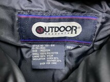 アウトドアプロダクツ OUTDOOR PRODUCTS オールド レトロ ストリート ダウンジャケット メンズ ダウン80% フェザー20% M 黒_画像2