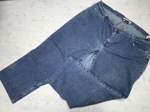 トミーヒルフィガー TOMMY HILFIGER Women 超大きいサイズ USEDウォッシュ デニムパンツ ジーンズ ボトムス レディース ジップフライ 24R