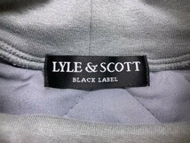 LYLE&SCOTT Black Label ライルアンドスコット ゴルフ モックネック ニット切替 ベスト トップス メンズ 日本製 ポリエステル100% L グレー_画像2