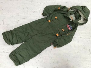 Команда CCL Retro Ski Wear Tech Footen Cotton Connection All -in -One Umbore -Bants Bottoms Детские детские особенности Nylon 90 Khaki