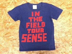 Mr.Children ミスターチルドレン TOUR 2011 SENSE センス オーガニックコットン100% 半袖バンドTシャツ メンズ 日本製 S