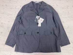 ユニクロ UNIQLO イネス INES DE LA FRESSANGE Aライン テーラードジャケット レディース 3つボタン 大きいサイズ XXL 紺