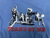 ジーユー GU スタンドバイミー STAND BY ME ショート丈クロップド 映画T ムービーT 半袖Tシャツ カットソー レディース M 青_画像3