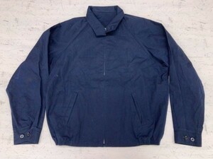 ヴァンヂャケット VAN JACKET アメトラ アイビー 大本命 バックプリント有 スイングトップ ハリントン ジャケット メンズ L 紺