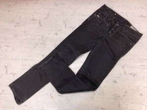 ディーゼル DIESEL Y2K 00's 古着 CUDDY スキニー ブラックデニム パンツ ジーンズ ボトムス レディース モロッコ製 ボタンフライ 24 黒