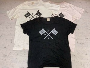 PRIVATE JAPAN A.I. 茨城 ジュエリー アクセサリーショップ アメカジ 半袖Tシャツ 3点セット メンズ M 黒・白・ピンク