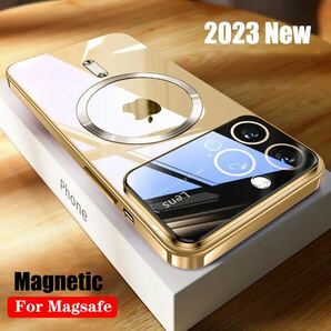 デラックス磁気耐衝撃保護ケース,iPhone 15, 14, 13, 11, 12 pro max,14 plus ワイヤレス 大人気 高級 の画像1