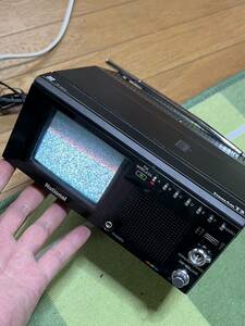 ナショナル カラーテレビ 昭和レトロ TR-4CT3 通電済み