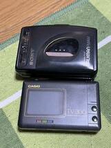 SONY WALKMAN WM-FX21 CASIO TV-300 動作未確認_画像1