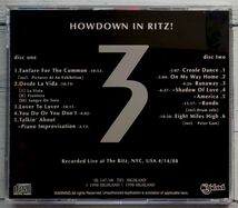 3 Three Howdown in RITZ! Live 1988 2CD ★貴重ブートレッグ 2枚組 プライベート盤 Bootleg Keith Emerson Carl Palmer Robert Berry_画像2