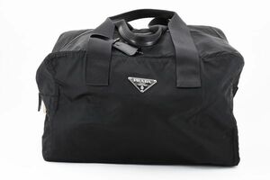 1円 PRADA　プラダ　テスート　ナイロン　リナイロン　ラージボストンバッグ　旅行バッグ　トラベル　トライアングル　24-250