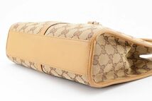 1円 GUCCI　グッチ　GGキャンバス　ジャッキー　レザー　ハンドバッグ　トートバッグ　ロゴ　002.1065　24-265_画像5