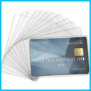 ★12枚透明カードケース★ カードケース(12枚) 透明 カード保護フィルム 保護フィルム クリア マットな質感 キャッシュカードケース 薄型