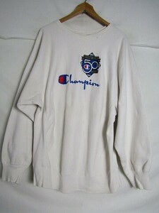 80年代　USA製　Champion　チャンピオン　リバースウィーブ　50周年記念 XX-LARGE　ホワイト