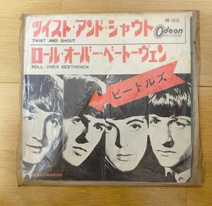 東芝 THE BEATLES ビートルズ ツイストアンドシャウト ロールオーバーベートーヴェン ジャンク EPレコード 当時物