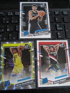 2023-24 DONRUSS Brice Sensabaugh/Rayan Rupert RC Auto+Victor Wembanyama RC 計3枚